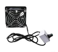 Plastique pour mini ventilateur d'échappement alimenté par USB sans | Alimentation USB, pas de perçage nécessaire, design compact qui s'adapte aux petites cuisines, bureaux et établis