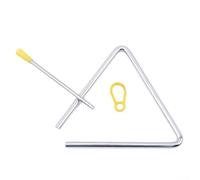 Plastique pour percuteurs triangulaires en fer pour la pratique de la | Construction en plastique et fer, convient aux débutants, comprend des supports, pour un jeu instantané