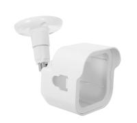 Plastique Protection de Caméra Extérieure avec Support Réglable Blanche | Couvercle Étanche, Dôme Protecteur, Usage Maison ou Vitrine, pour Moniteurs et Caméras Compactes