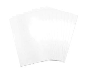 Plastique rétractable Sizzix Surfacez, 8 1/2 « x 11", blanc, 10 feuilles