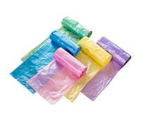 Plastique Sacs Poubelle pour Salle de Bain, Cuisine, Salon - 10L Multi Couleurs - 100 pcs/lot