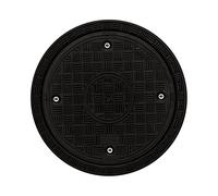 Plastique schachtabdeckung Baie Couvercle dn300 teleskopabdeckung A15 rond plein pto315