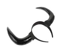 Plastique Serrage-tête à Cornes Noir pour Fête Halloween Cosplay | Bandeau Corne de Bœuf, Décorations Halloween, Usage Parade, Accessoire Cheveux, Style Créatif, Pratique