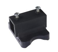 Plastique Socle de Mât de Drapeau Base Murale, 1 Pouce | Installation Rapide, Stabilité au Vent, Grosse Zone de Contact, Finition Lisse sans Bavure, Usage Extérieur