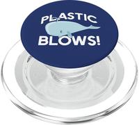 Plastique Souffle ! Protéger Les Baleines Vie Mer Réduire Recycle Meme PopSockets PopGrip pour MagSafe
