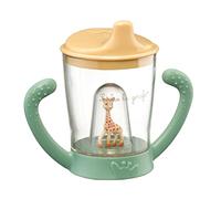 Plastique Tasse anti-fuite mascotte Pastel Sophie la Girafe 180ml