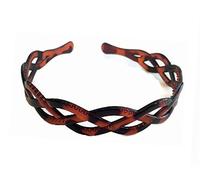 Plastique tissé écailles de tortue Serre-tête Bandeau accessoire pour cheveux 2 cm