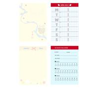 Plastique transparent avec anneaux flexibles et pages amovibles pour carnets de notes, journaux, idéal pour une utilisation à l'école et au bureau. Couverture de cahier