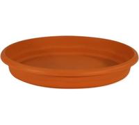 Plastiques 74863 Injection Plate 34 Cm Pot de fleurs Orange Orange One Size