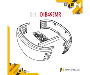 Plastiques latéraux de top case SHAD SH49 D1B49EMR