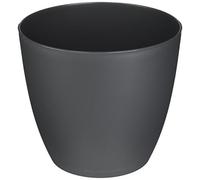 Plastkon Gardenico Ella Pot décoratif Mat Diamètre 21 cm Paillettes/Anthracite/Gris