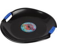 Plastkon Kids Snow Luge Sledge Discs Tornado SUPER, noir, One Size