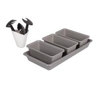 Plastkon Kit de jardinage avec outils et gobelets 1 set