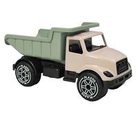 PLASTO Camion Benne Géant 60 cm - Soft Neutrals - Jouet Enfant 1+ - Roues Silencieuses - Ultra Résistant - Fabriqué en Finlande - Jeu Extérieur