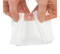 PLASTOD - Pansement adhésif hypoallergénique stérile avec tampon absorbant central, 10x20 cm, boîte de 50, 58834