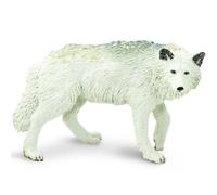 Jeu de stratégie GENERIQUE Safari animaux sauvages Loup blanc junior 9,3 cm blanc