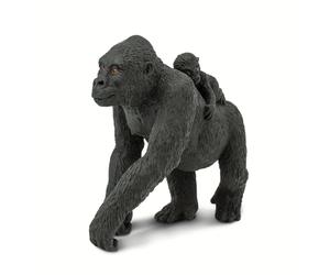 Plastoy - 2947-29 - Figurine - Animal - Gorille Avec Bebe, Marron