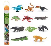 Plastoy - 6805-04 - Figurine - Animal - Tubo Foret Tropicale, Rouge,rouges