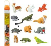 Plastoy - 6815-04 - Figurine - Animal - Tubo Figurine - Animal De Compagnie, A2744, Orange