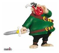 PLASTOY - Astérix et Obélix - Le pirate Barbe Rouge Rouge G