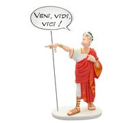 Plastoy Astérix Figurine César collection Bulles Veni, vidi, vici, nouvelle édition - Résine - 20 cm
