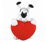 Plastoy Astérix Figurine Idéfix cœur rouge - PVC - 6 cm
