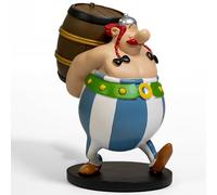 Plastoy – Figurine Astérix : Obélix et son tonneau – 19 cm