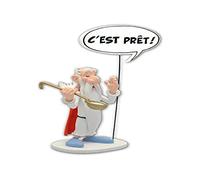 Plastoy Astérix Figurine Panoramix collection Bulles "C'est prêt !" - Résine - 18 cm