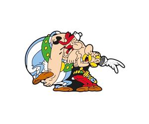 Plastoy Astérix Magnet Astérix et Obélix rigolade - PVC magnétique - 4cm