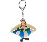 Plastoy Astérix Porte-clés Obélix tenant son pantalon - Plastique - 13 cm