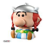 Plastoy Astérix Tirelire Chibi Obélix - Plastique - 14 cm