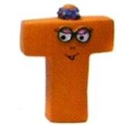 Plastoy - Barbapapa - Lettre T : Barbotine G