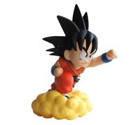 Plastoy Dragon Ball Tirelire Son Goku Enfant sur Le Nuage Magique - Plastique - 22 cm