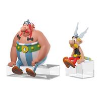Plastoy – Figurine de collection Astérix et Obélix assis 13 cm (2025)