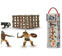 Plastoy - Figurines de gladiateurs - Pack de 6 en tube assorties - PLT70388