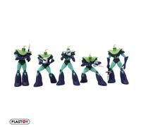 Plastoy Goldorak Coffret tubo de 5 Figurines Soldats de Vega - PVC - 7 cm