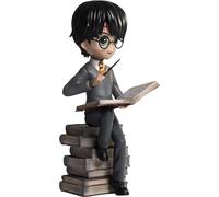 Plastoy – Figurine Harry Potter Chibi, Harry avec pile de grimoires, Plastique 24 cm