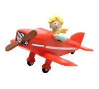 Figurine de collection Plastoy Le Petit Prince - Figurine Le Petit Prince dans son avion 7 cm