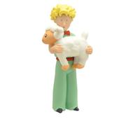 Plastoy Le Petit Prince Figurine Petit Prince et Le Mouton - Résine - 7 cm