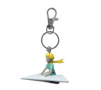 Plastoy Le Petit Prince Porte-clés Petit Prince sur l’avion en papier - Plastique - 11 cm