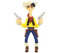 Plastoy Figurine Lucky Luke avec deux pistolets, résine, 8 cm