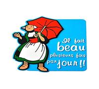 Plastoy Magnet Vintage 2D BECASSINE IL Fait Beau, 6,1 cm