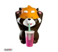 Plastoy Figurine Mogu Pets Panda Tea – Plastique – 14 cm
