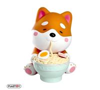 Plastoy Mogu Pets Figurine Shiba Ramen - Plastique - 15 cm