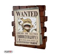 Plastoy Tirelire One Piece Monkey D. Luffy (Affiche Wanted) – PVC – 16 cm