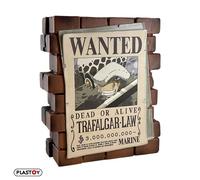 Plastoy One Piece Tirelire Affiche Wanted Trafalgar D. Water Law - PVC - 16 cm