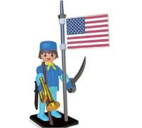 Plastoy Playmobil Vintage Collection Soldat américain, Multicolore (PPLM-212) Taille Unique
