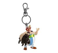 Plastoy Porte-clés Astérix — Obélix portant un sanglier – Plastique – 14 cm