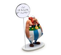 Plastoy SAS PLA00361 Obélix avec bulle : OUI JE BOUDE ET ALORS (2ème édition)