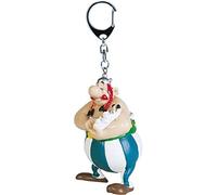Plastoy – Porte-clés Obélix tenant Idéfix (Astérix) – Figurine 7 cm
